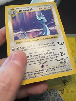 Pokemon TCG Dragonair 18/102 Shadowless Base Non Holo 050💎NM LP +💎 - Image 2