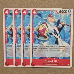 Speed Jil OP16-009 One Piece TCG CCG 4X Playset Card Game Eng - Image 1