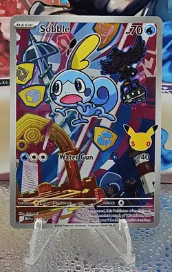 Pokemon Sobble #054 First Partner Series Vol. 2 30th Anniversary Holo Promo NM - Image 1