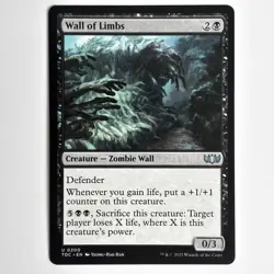 WALL OF LIMBS MTG TDC - CARTE MAGIC THE GATHERING EN NEUF - Image 1