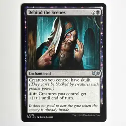 BEHIND THE SCENES MTG TDC - CARTE MAGIC THE GATHERING EN NEUF - Image 1