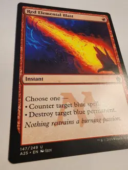 Red Elemental Blast - NM - Never Played - Masters 25 (147/249) - Regular - MTG - Image 4