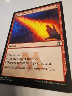 Red Elemental Blast - NM - Never Played - Masters 25 (147/249) - Regular - MTG - Image 5