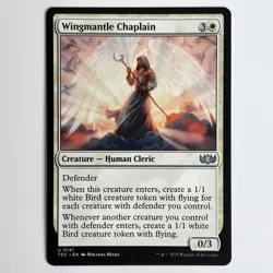 WINGMANTLE CHAPLAIN MTG TDC - CARTE MAGIC THE GATHERING EN NEUF - Image 1