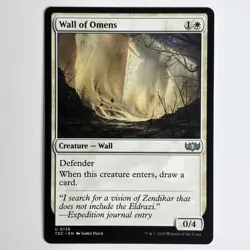 WALL OF OMENS MTG TDC - CARTE MAGIC THE GATHERING EN NEUF - Image 1