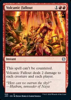Volcanic Fallout - Near Mint MTG Jumpstart - Image 1
