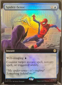 MTG Marvel’s Spider-Man Spider Sense Extended Art Foil (Rare) - Image 1