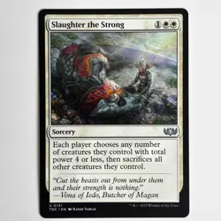 SLAUGHTER THE STRONG MTG TDC - CARTE MAGIC THE GATHERING EN NEUF - Image 1