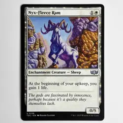 NYX-FLEECE RAM MTG TDC - CARTE MAGIC THE GATHERING EN NEUF - Image 1