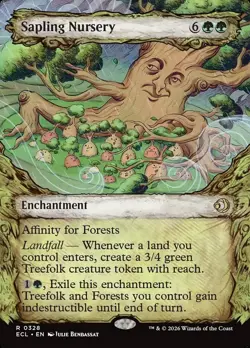 SAPLING NURSERY Rare Showcase Foil Lorwyn Eclipsed NM MTG - Image 1