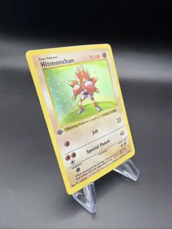 Hitmonchan - Holo 1st Edition Shadowless - 7/102 Base Set - Pokemon TCG - 1999 - Image 4