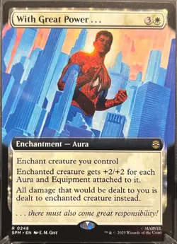 MTG Marvel’s Spider-Man With Great Power... Extended Art (Rare) - Image 1