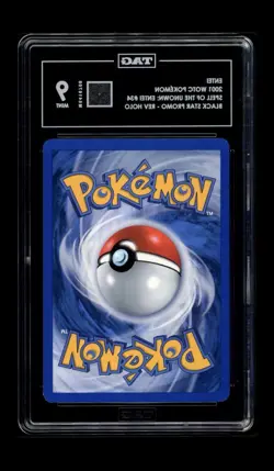Entei Reverse Holo TAG 9 1999 Wizards Black Star Promos Pokemon 3 Movie #34 - Image 2