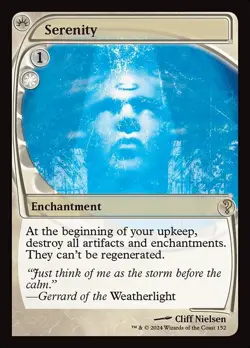 MTG - Serenity - Future Sight Frame - Mystery Booster 2 - Magic the Gathering - Image 1