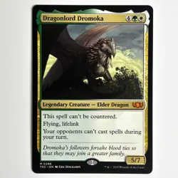 DRAGONLORD DROMOKA MTG TDC - CARTE MAGIC THE GATHERING EN NEUF - Image 1