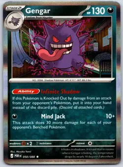 Gengar 050/088 Rare Perfect Order Pokemon Holo Near Mint - Image 1