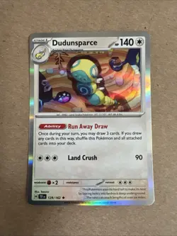 Dudunsparce 129/162 - Pokemon TCG Temporal Forces (2024) - NM - Holo Rare - Image 1