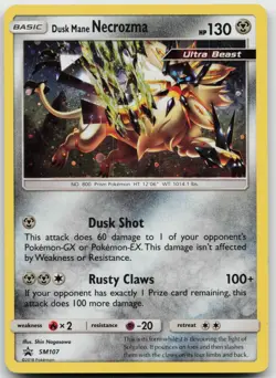 Dusk Mane Necrozma - SM107 Holo Promo Sun & Moon Promo Pokemon Moderately Played - Image 1