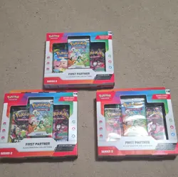 Pokemon TCG First Partner Illustration Collection Series 2 Sealed Lot Of 3 - Image 1