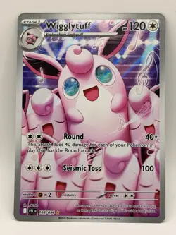 Wigglytuff 105/094 Full Art Illustration Rare Phantasmal Flames Pokemon TCG - Image 1