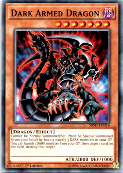 Dark Armed Dragon - SDSH-EN014 - Common - 1st Edition - Yugioh - Image 1