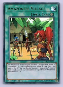Amazoness Village - SS02-ENV03 - Ultra Rare - 1st Edition - Yugioh - Image 1
