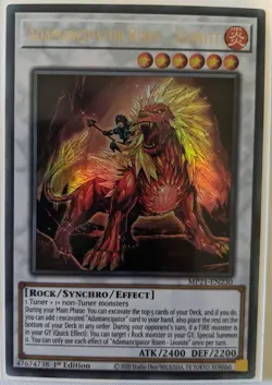 YuGiOh Adamancipator Risen - Leonite Ultra Rare 1st Edition MP21-EN230 - Image 1