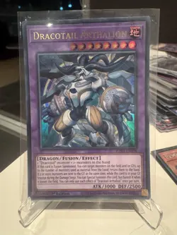 Dracotail Arthalion - JUSH-EN006 - Ultra Rare - 1st Edition Yugioh - Image 1
