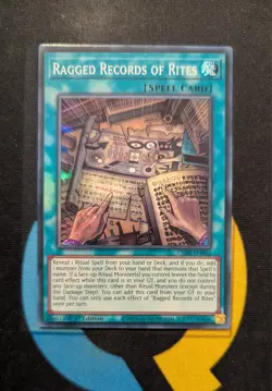 CORI-EN062 Ragged Records of Rites x3 Super Rare 1st YuGiOh Playset - Image 2