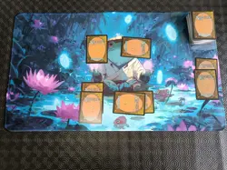 Frog Monk Playmat (TCG merch gift for Pokemon, Magic MTG, Yu-Gi-Oh gamers) - Image 3