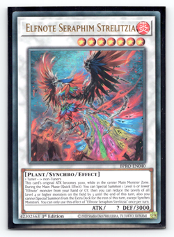Elfnote Seraphim Strelitzia - BPRO-EN040 - Ultra Rare - 1st Edition - Yugioh - Image 1