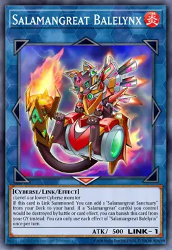 Salamangreat Balelynx LD10-EN012 1st ED NM Yu-Gi-Oh! - Image 1