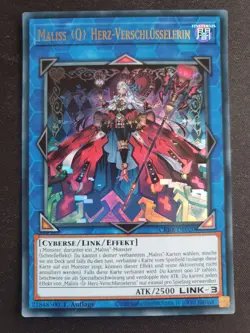 Yu-Gi-Oh! CRBR-DE020 Maliss Q Herz-Verschlusselerin Ultra Rare NM 1st - Image 1