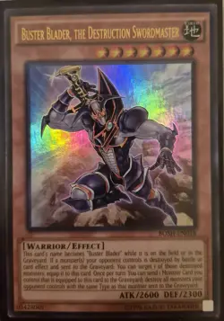 YuGiOh Buster Blader, the Destruction Swordmaster Ultra Rare US Print BOSH-EN018 - Image 1