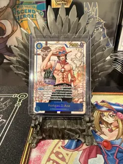 Portgas D Ace Alt Art Foil Parallel One Piece Carry On His Will OP13-119 SEC - Image 1