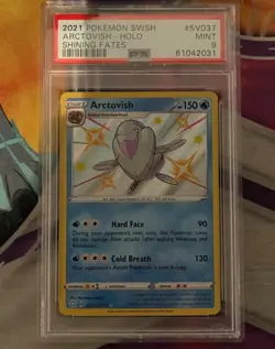 Pokemon - Arctovish Holo - Shining Fates - SV037/SV122 - PSA 9 Graded Card - Image 1