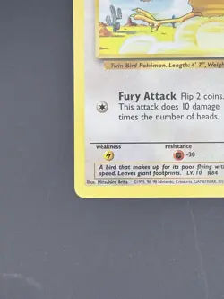 Doduo 48/102 Common Base Set Unlimited Pokemon TCG Card Lightly Played - Image 5