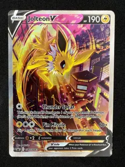 Jolteon V SWSH183 SWSH: Sword & Shield Promo Cards | BLACK STAR PROMO LP/NM - Image 1