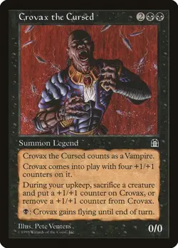 MTG - Crovax the Cursed - Stronghold - Reserved List - Magic the Gathering - Image 1