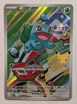 Bulbasaur 037 Black Star Promo First Partners Pokemon Card NM-Mint TCG - Image 1
