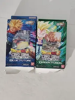 Dragon Ball Super Card Game: Zenkai Starter Deck, Blue Future 18 Green Fusion 19 - Image 1