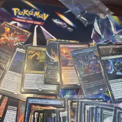 Magic The Gatherin MTG Bulk Lot Holos Rares Borderless Common Uncommon 300+ Card - Image 3