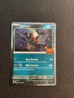 Darkrai Rare from SV03: Obsidian Flames, card number 136/197 in NM condition - Image 1