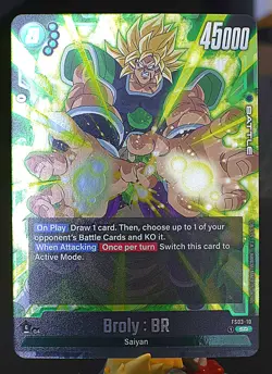 Dragon Ball Z Super Card Game FS03-10 SR Broly : BR - Image 1