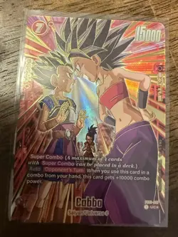 Cabba FB01-007 1st Anniversary Promo Alternate Art Dragon Ball Card Fusion World - Image 1