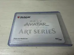 Magic: The Gathering Avatar Art Series Gold Stamp | Aang / Plains - Image 4