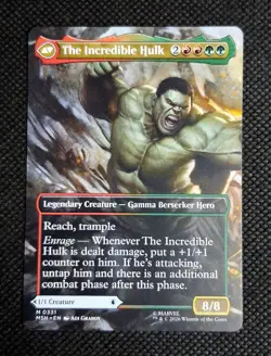 Bruce Banner Borderless Non Foil MTG Marvel Super Heroes - Image 2