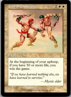 Test of Endurance 29 Rare Judgment Magic: The Gathering Near Mint - Image 1