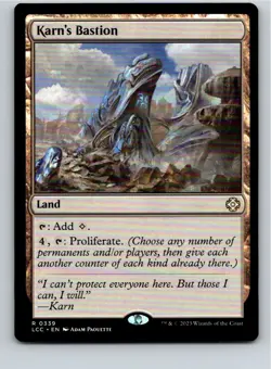 Magic the Gathering Karn's Bastion Commander: The Lost Caverns of Ixalan MTG - Image 1