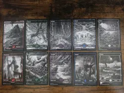 MTG ⭐Innistrad: Crimson Vow ⭐Full Art Basic Land Set NM+ 10 ⭐1 of each art Magic - Image 1